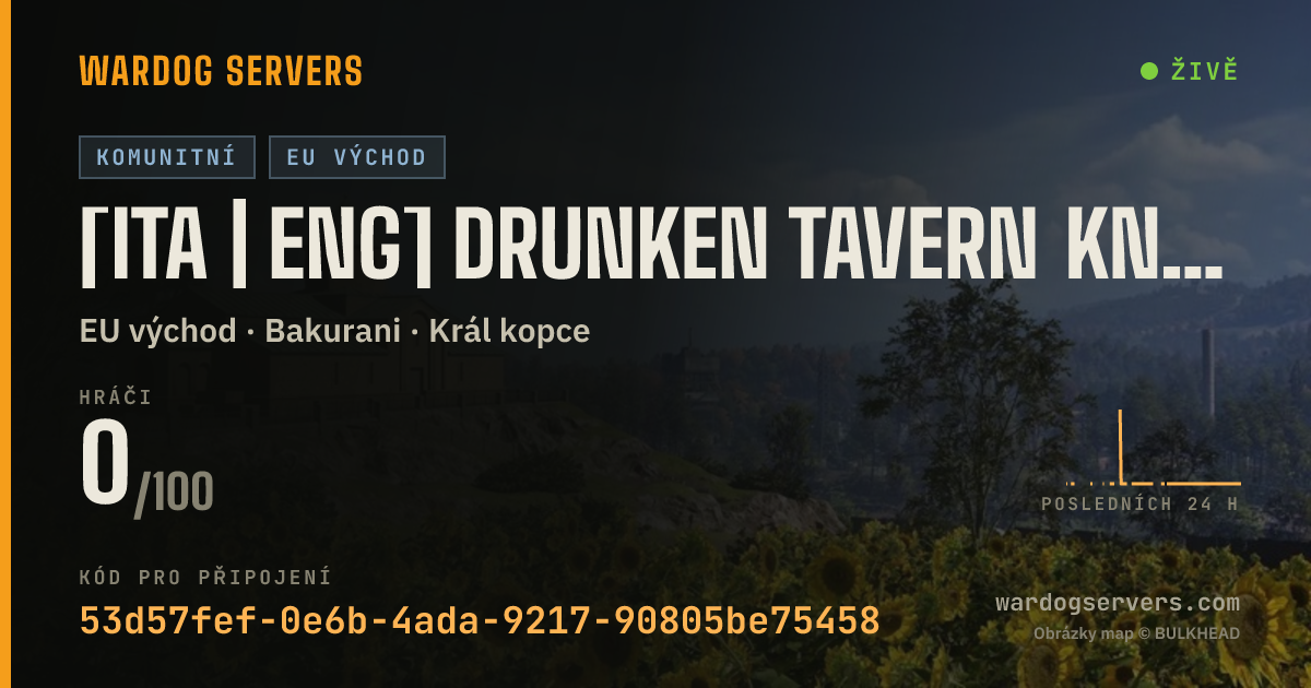 Živý stavový banner serveru [ITA | ENG] Drunken Tavern Knights - latavernadeglisbronzi.net