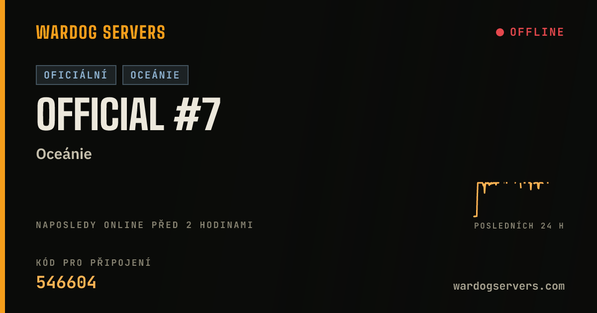 Živý stavový banner serveru Official #7