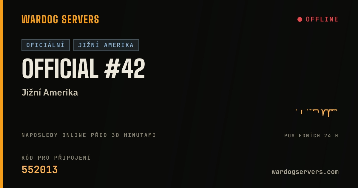 Živý stavový banner serveru Official #42