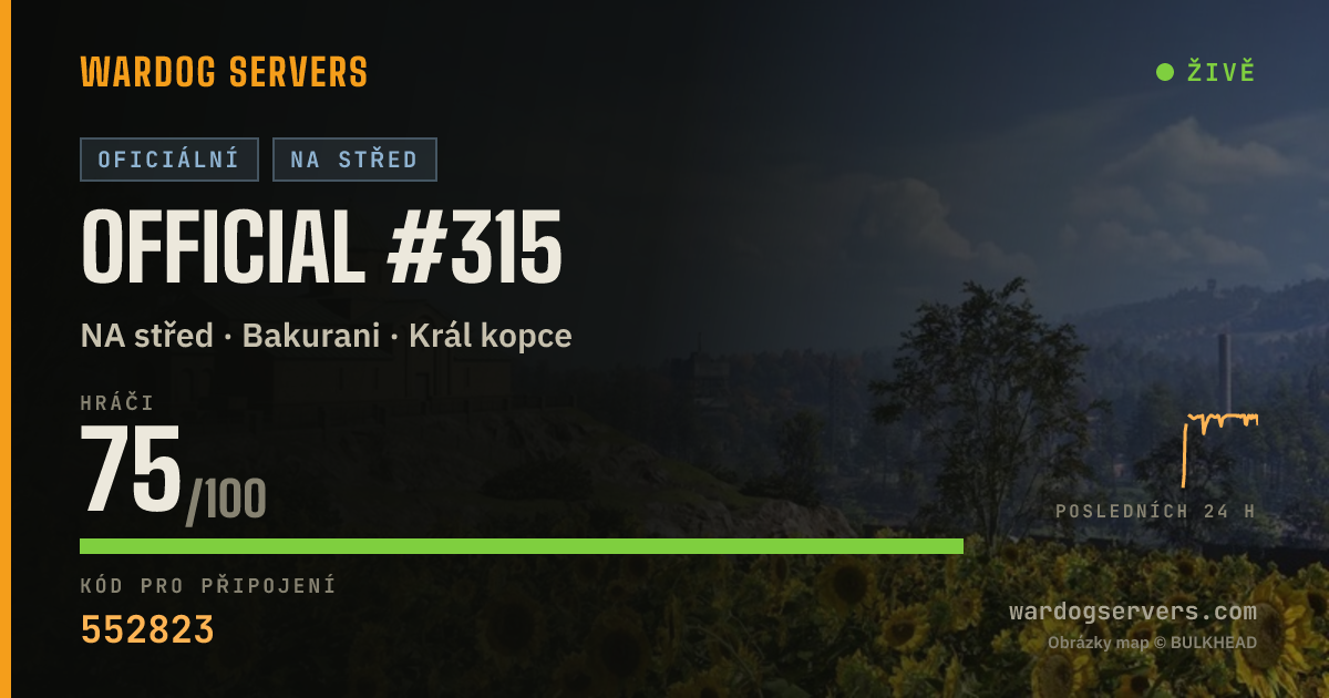 Živý stavový banner serveru Official #315