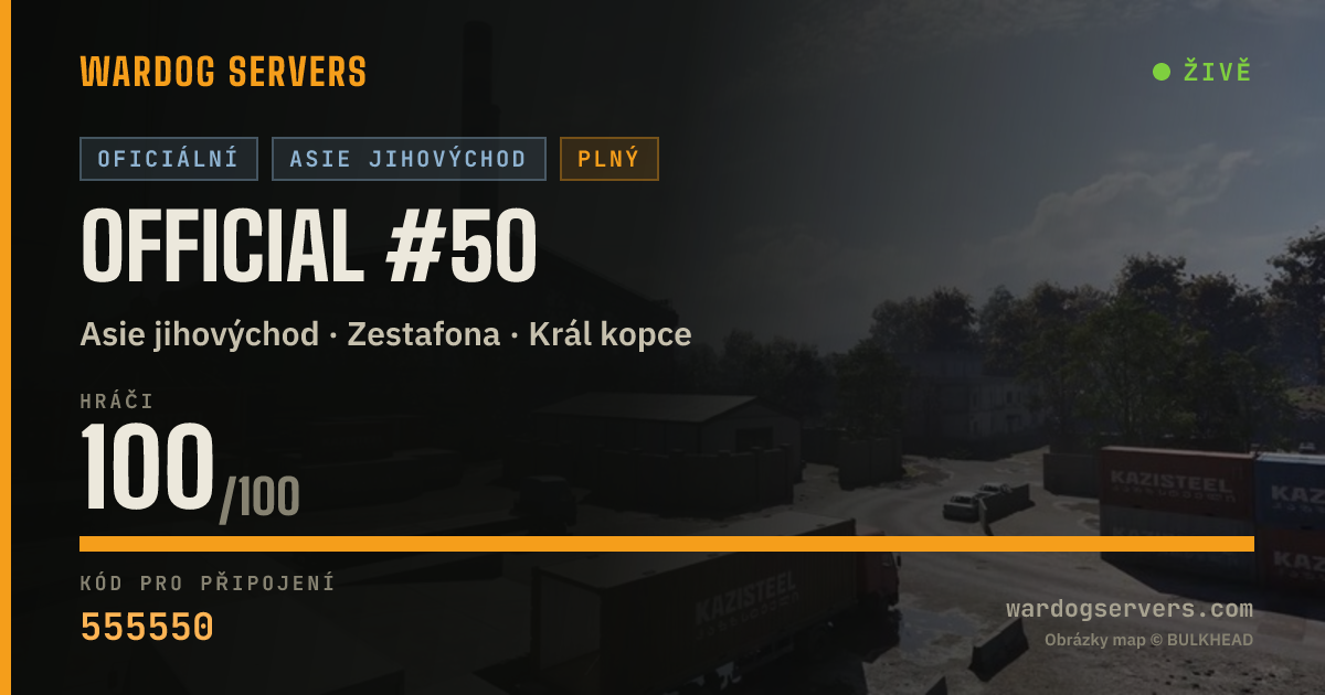 Živý stavový banner serveru Official #50