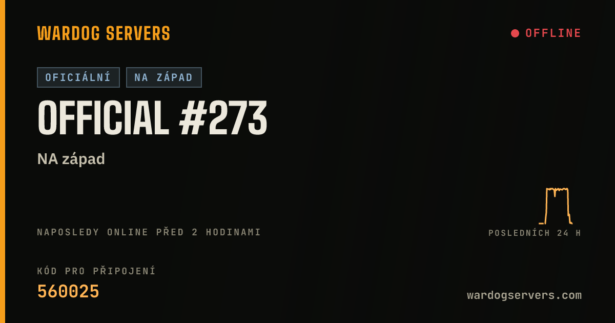 Živý stavový banner serveru Official #273