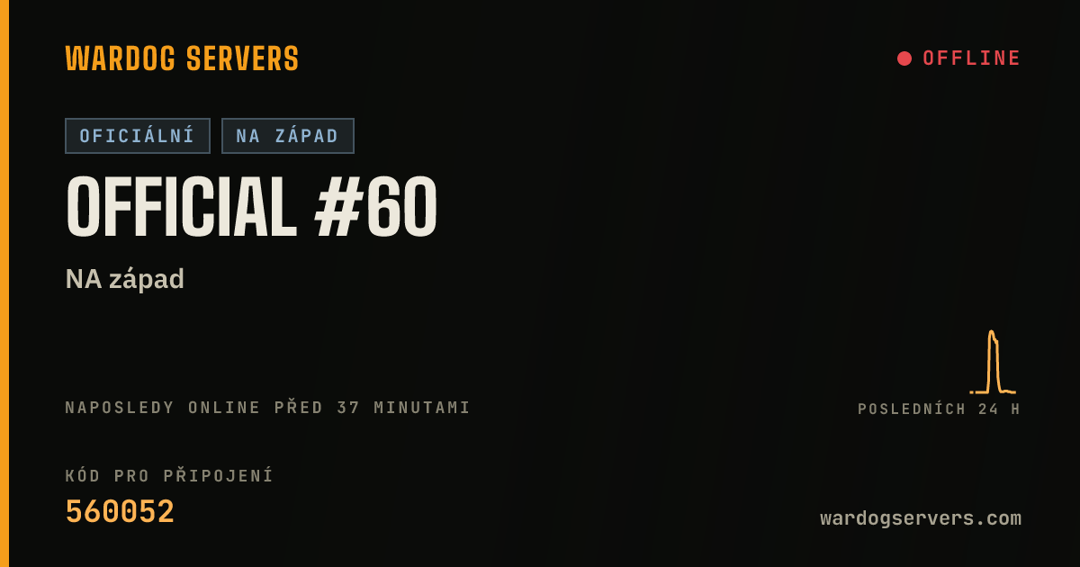 Živý stavový banner serveru Official #60