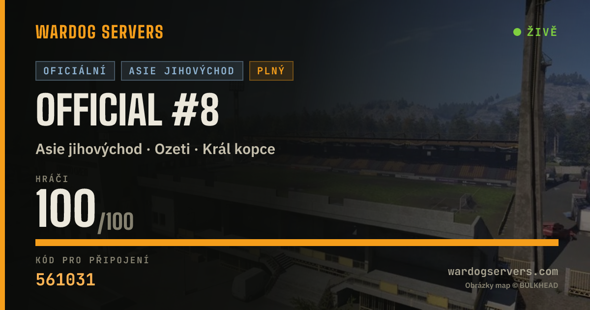 Živý stavový banner serveru Official #8