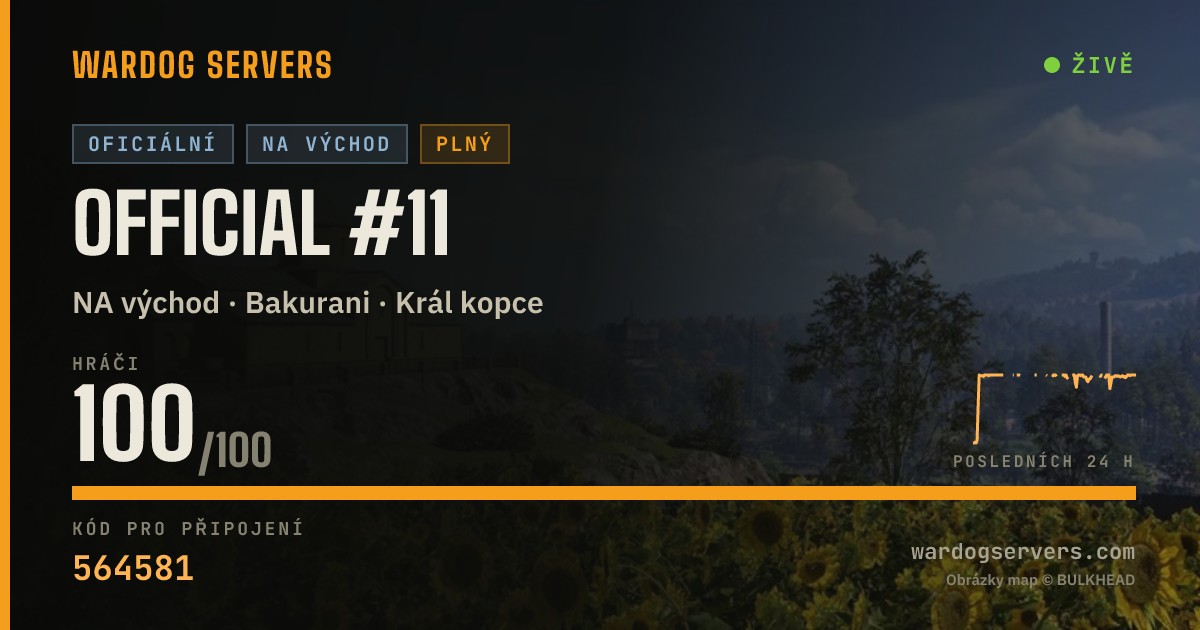 Živý stavový banner serveru Official #11