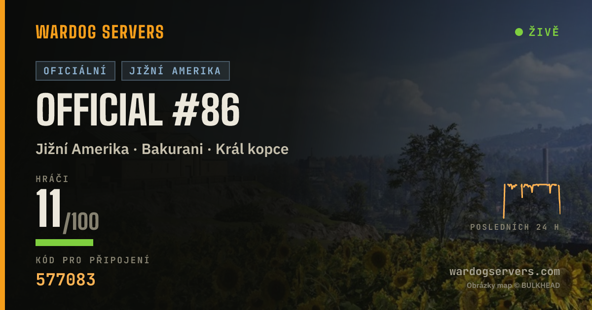Živý stavový banner serveru Official #86