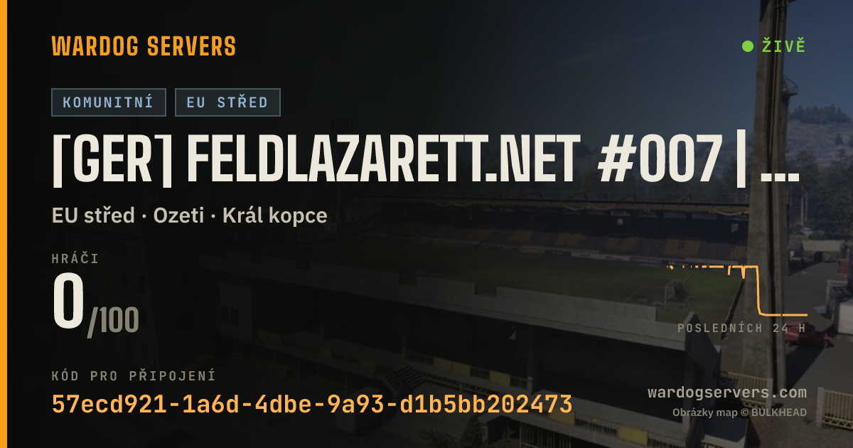Živý stavový banner serveru [GER] Feldlazarett.net #007 | 0-0-0