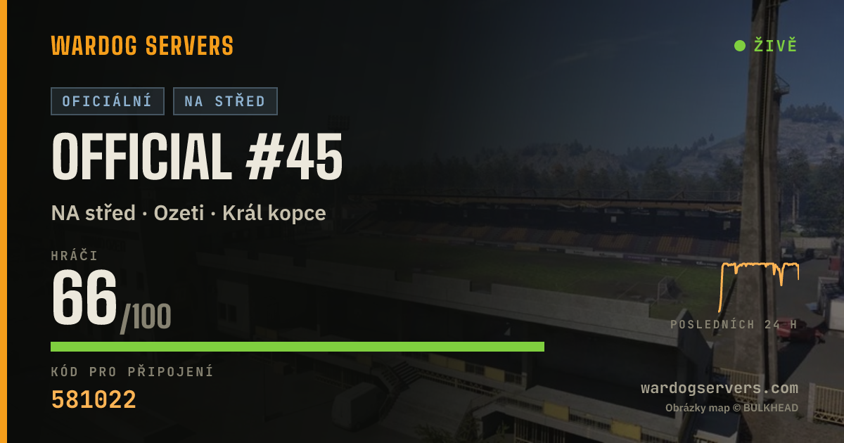 Živý stavový banner serveru Official #45