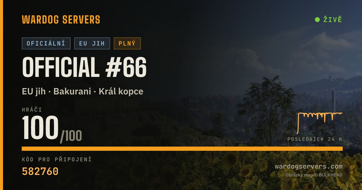 Živý stavový banner serveru Official #66