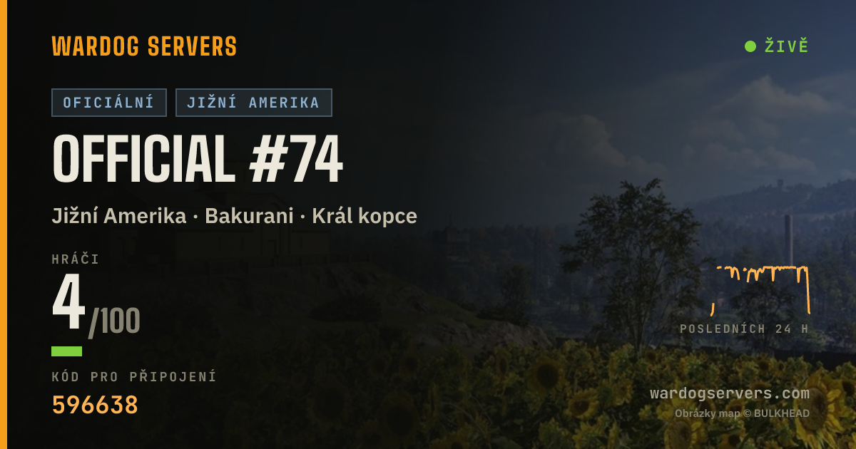 Živý stavový banner serveru Official #74