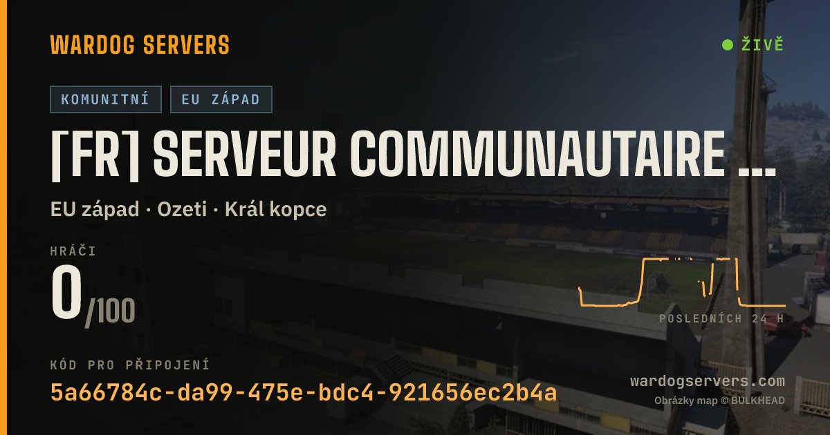 Živý stavový banner serveru [FR] Serveur communautaire - DISCORD.GG/KENNY #1 KGG