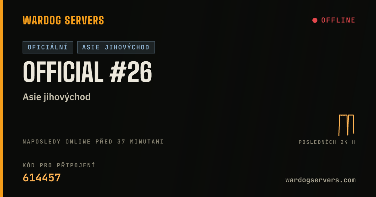 Živý stavový banner serveru Official #26