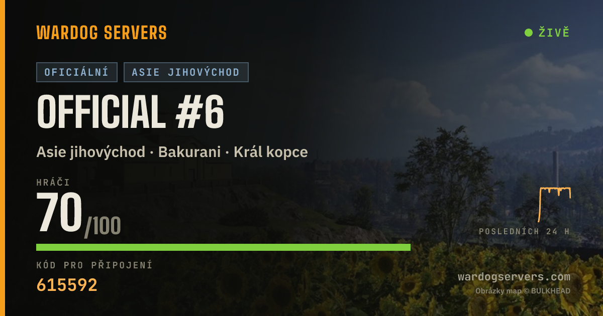 Živý stavový banner serveru Official #6