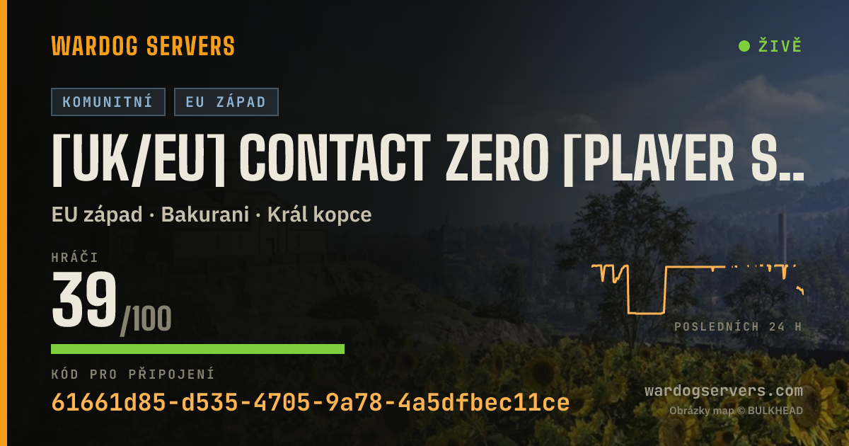 Živý stavový banner serveru [UK/EU] CONTACT ZERO [PLAYER SCREENING] [ACTIVE STAFF]