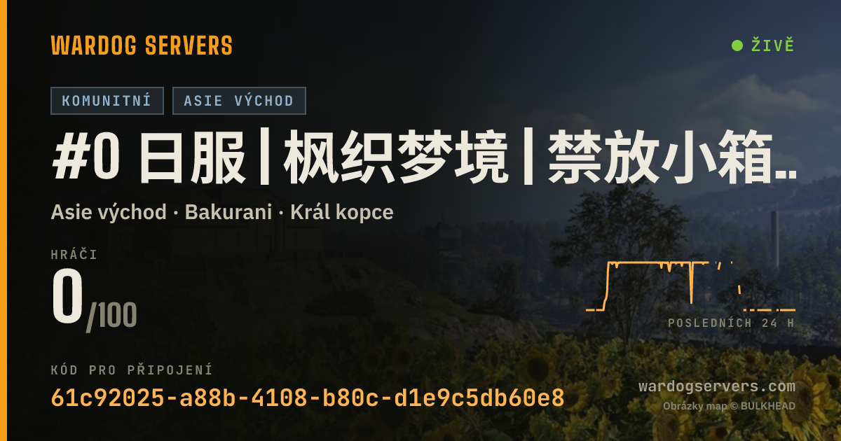 Živý stavový banner serveru #0 日服 | 枫织梦境 | 禁放小箱子 | 禁榴弹炮地雷和断补给线 | Q群:1105242346
