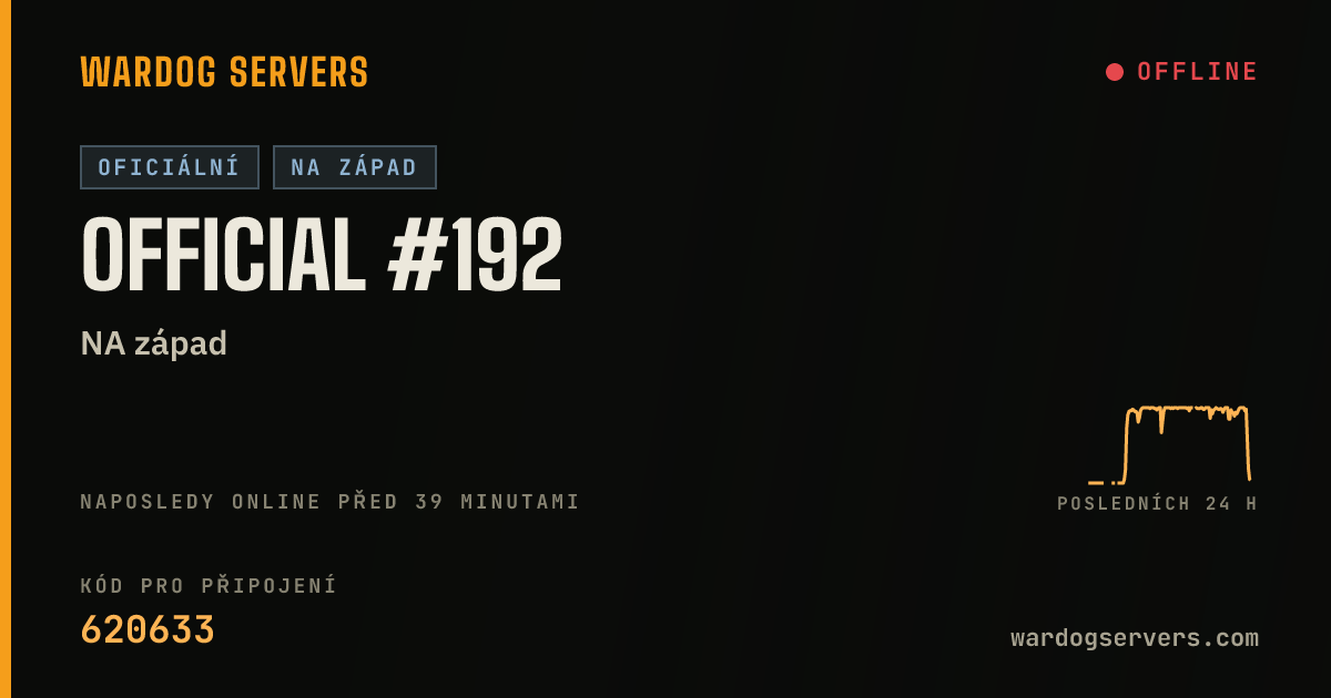 Živý stavový banner serveru Official #192
