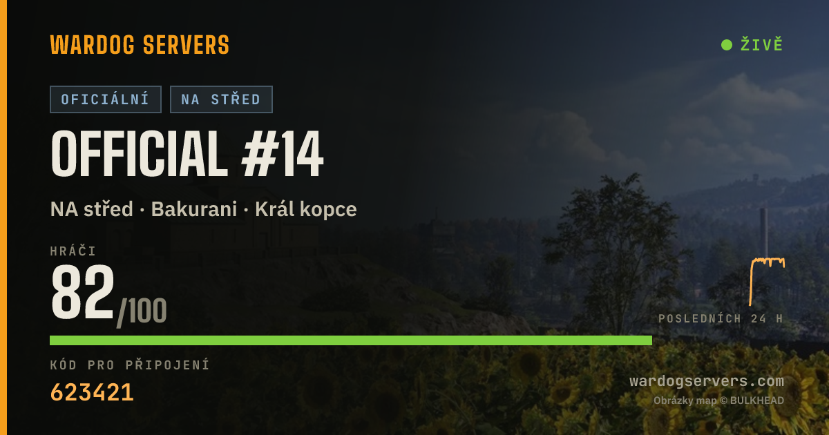 Živý stavový banner serveru Official #14
