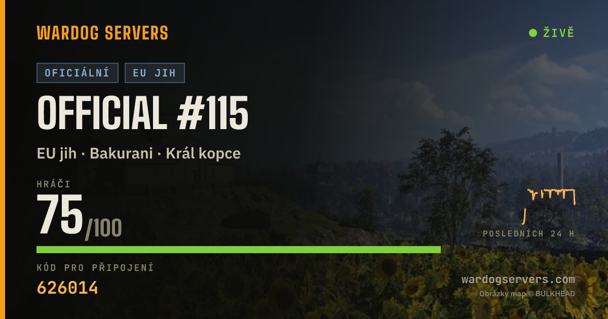 Živý stavový banner serveru Official #115