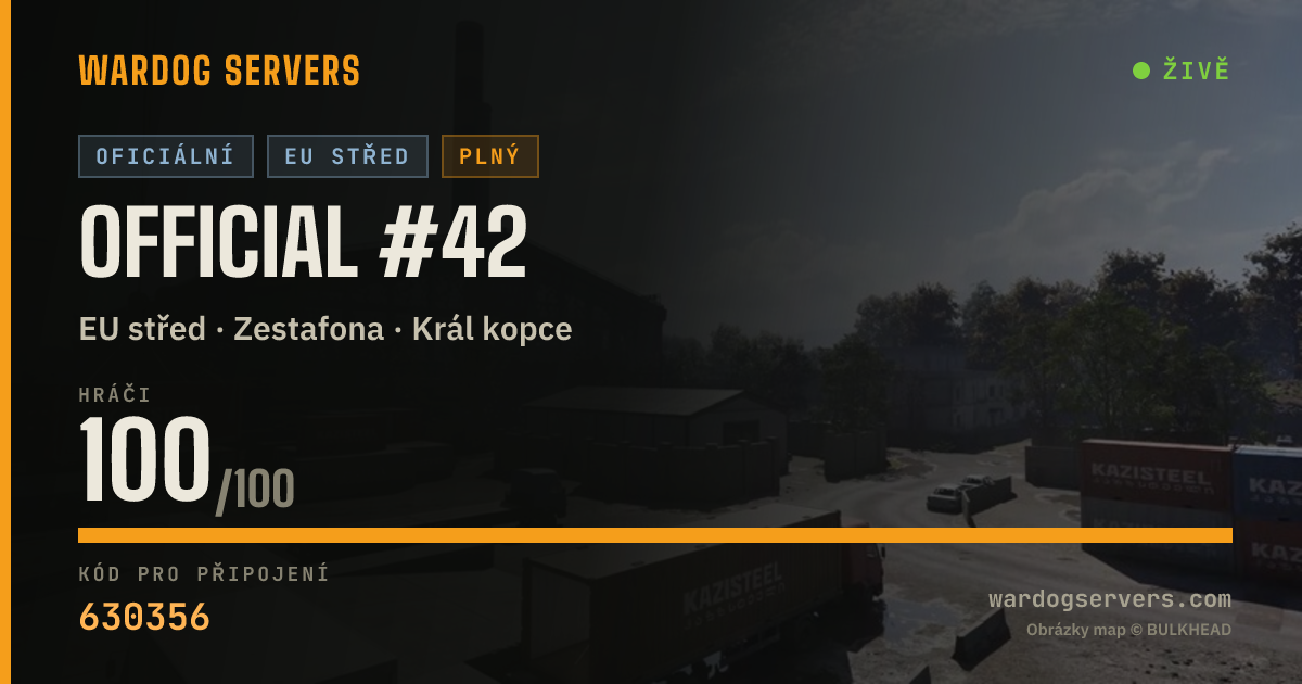 Živý stavový banner serveru Official #42