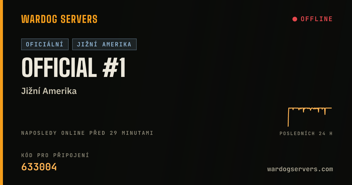 Živý stavový banner serveru Official #1