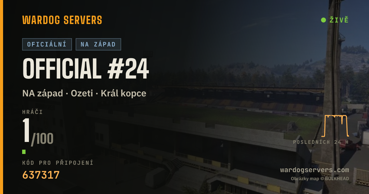 Živý stavový banner serveru Official #24