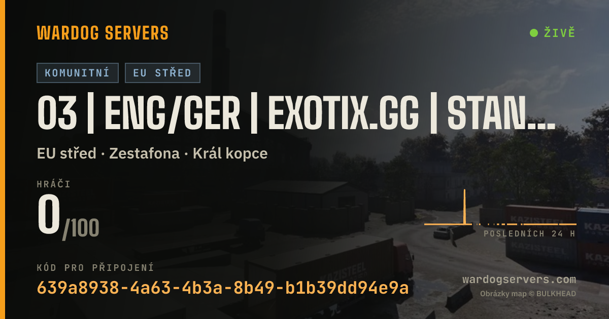 Živý stavový banner serveru 03 | ENG/GER | EXOTIX.GG | STANDARD | 00-00-00