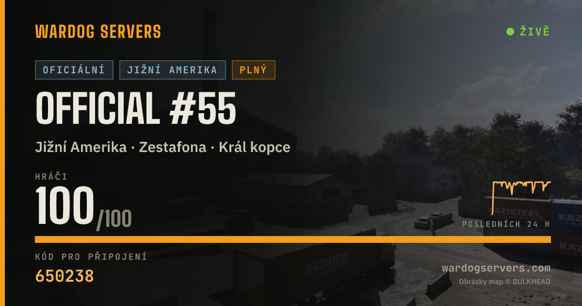 Živý stavový banner serveru Official #55