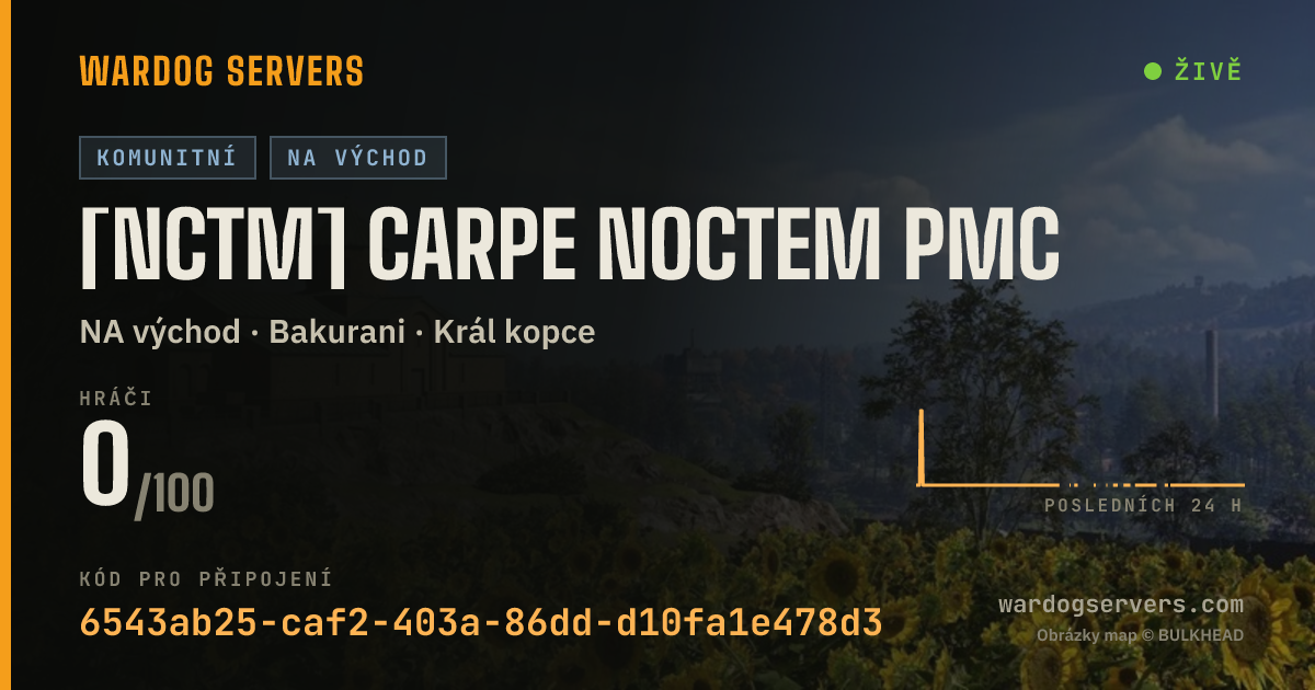 Živý stavový banner serveru [NCTM] Carpe Noctem PMC