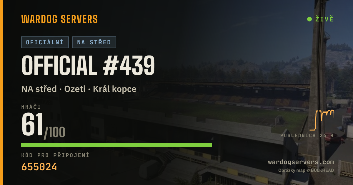 Živý stavový banner serveru Official #439