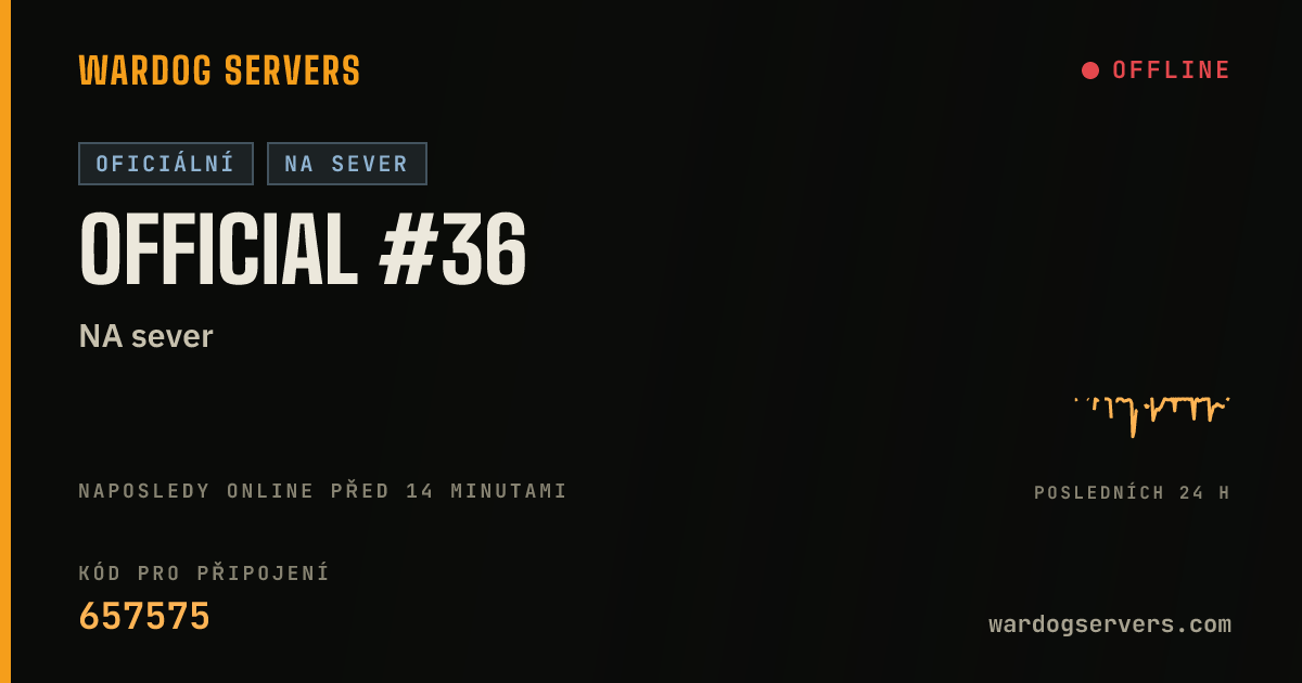 Živý stavový banner serveru Official #36