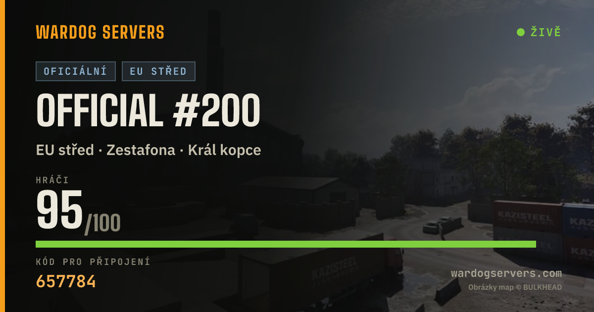 Živý stavový banner serveru Official #200