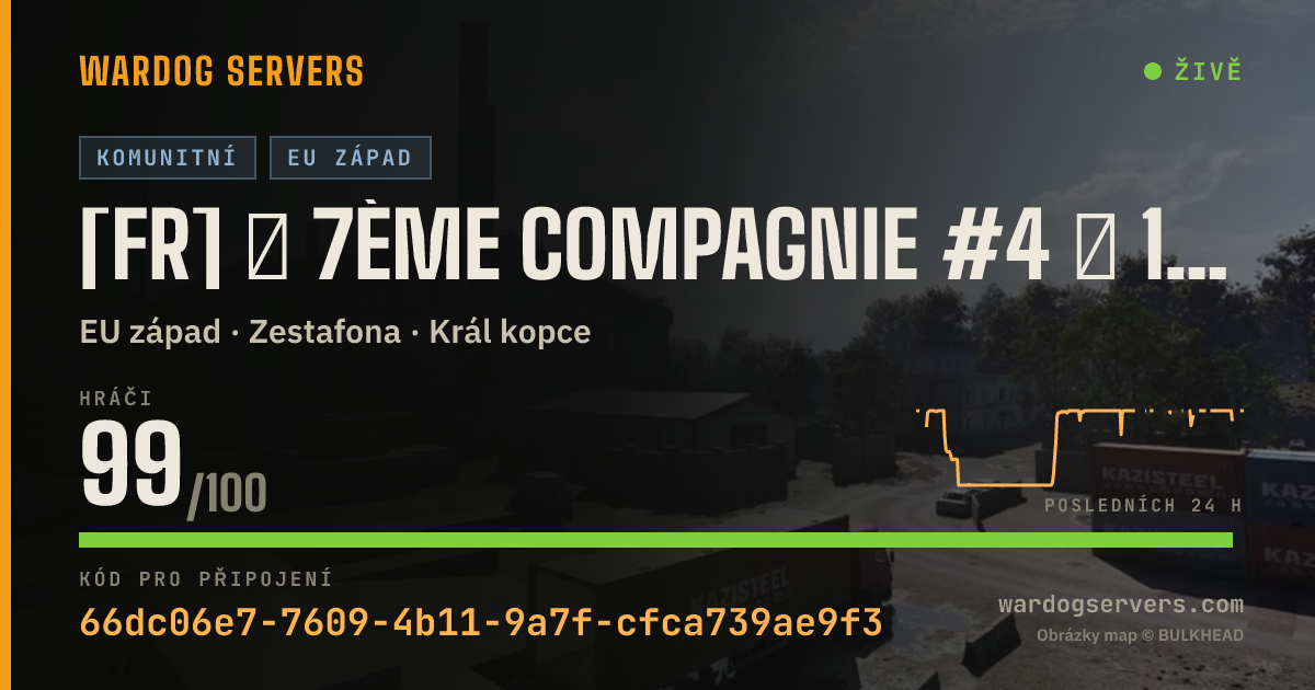 Živý stavový banner serveru [FR] ★ 7ème Compagnie #4 ★ 100% FR - discord.gg/7eCie