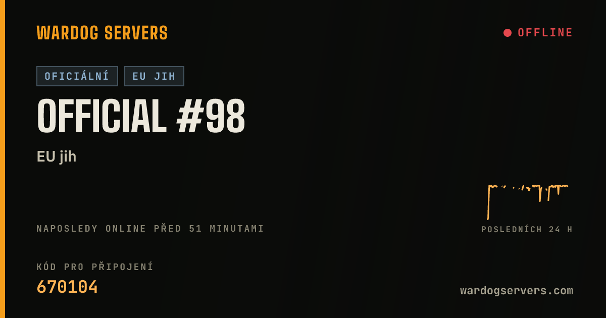 Živý stavový banner serveru Official #98