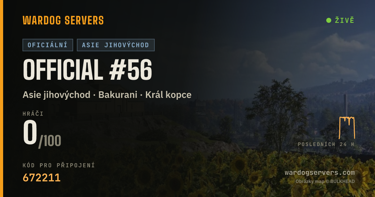 Živý stavový banner serveru Official #56