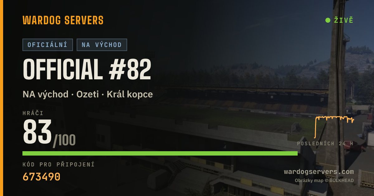 Živý stavový banner serveru Official #82