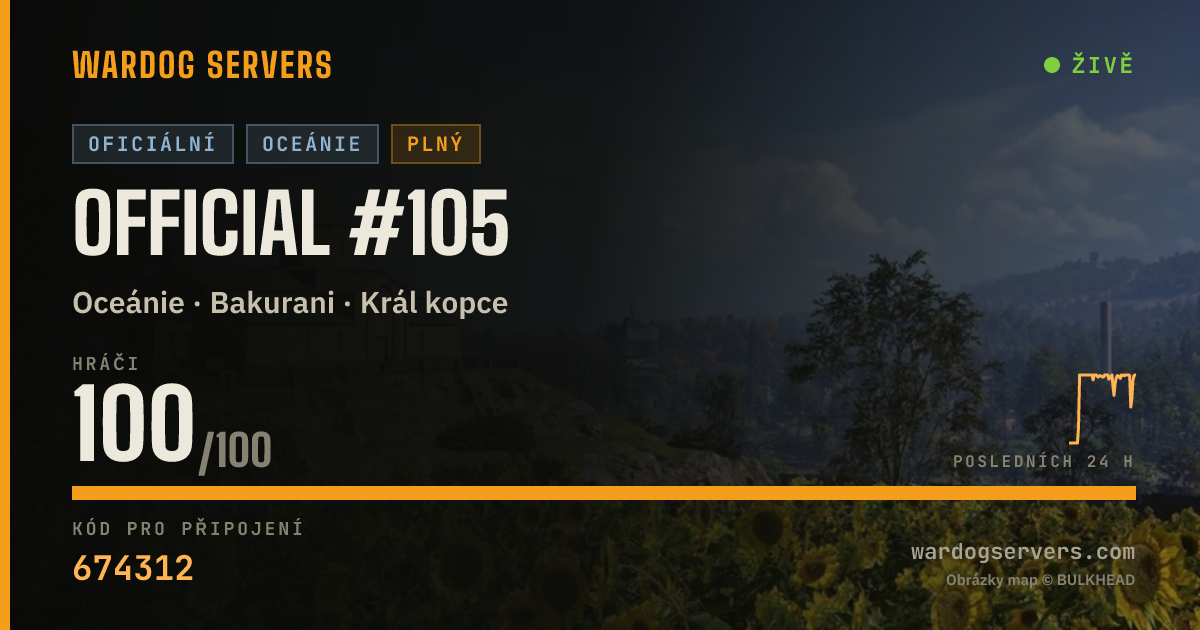 Živý stavový banner serveru Official #105