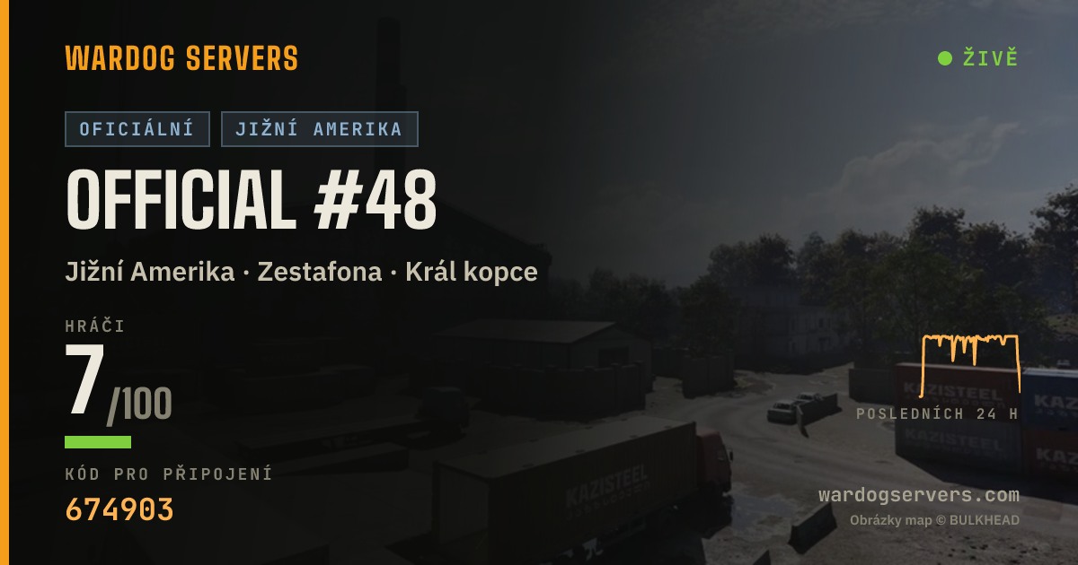 Živý stavový banner serveru Official #48