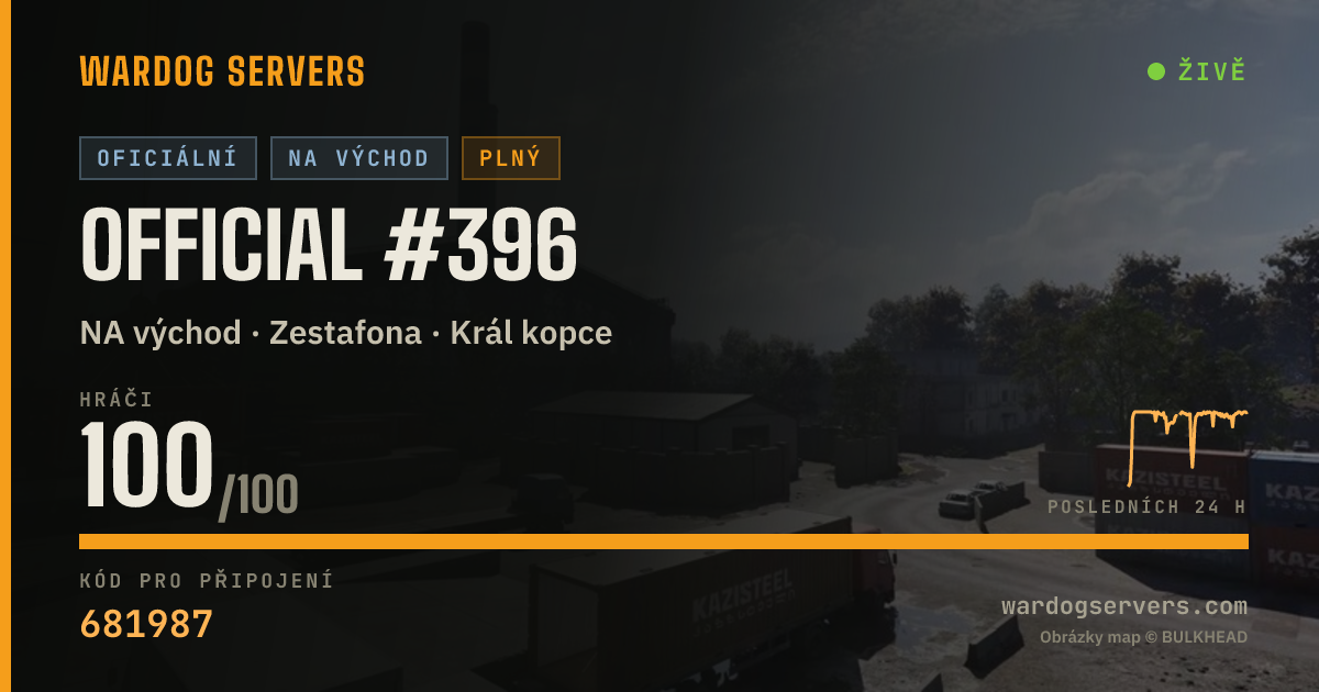 Živý stavový banner serveru Official #396