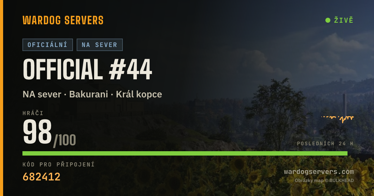 Živý stavový banner serveru Official #44