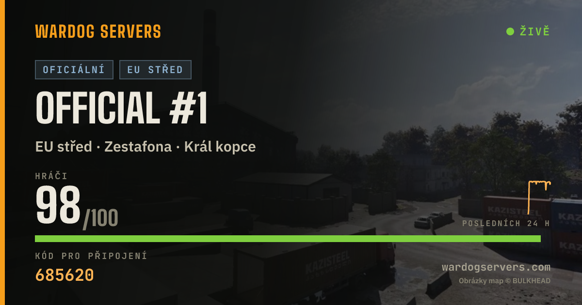 Živý stavový banner serveru Official #1