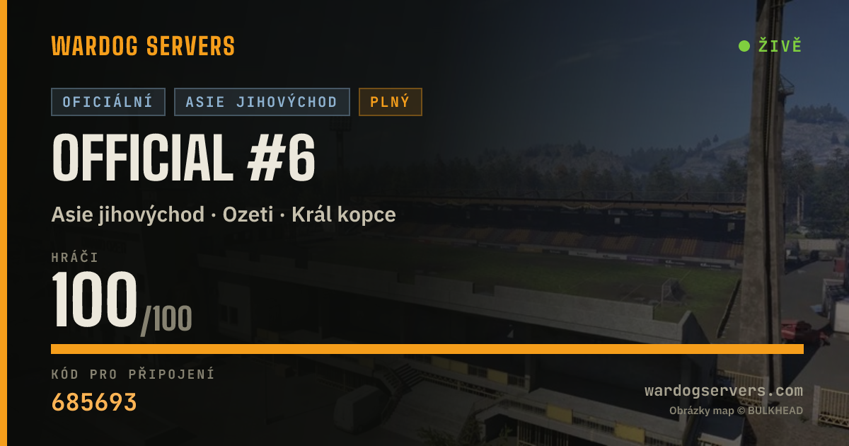 Živý stavový banner serveru Official #6