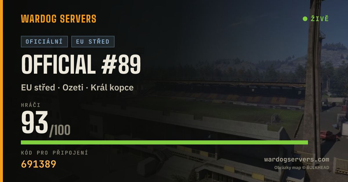 Živý stavový banner serveru Official #89