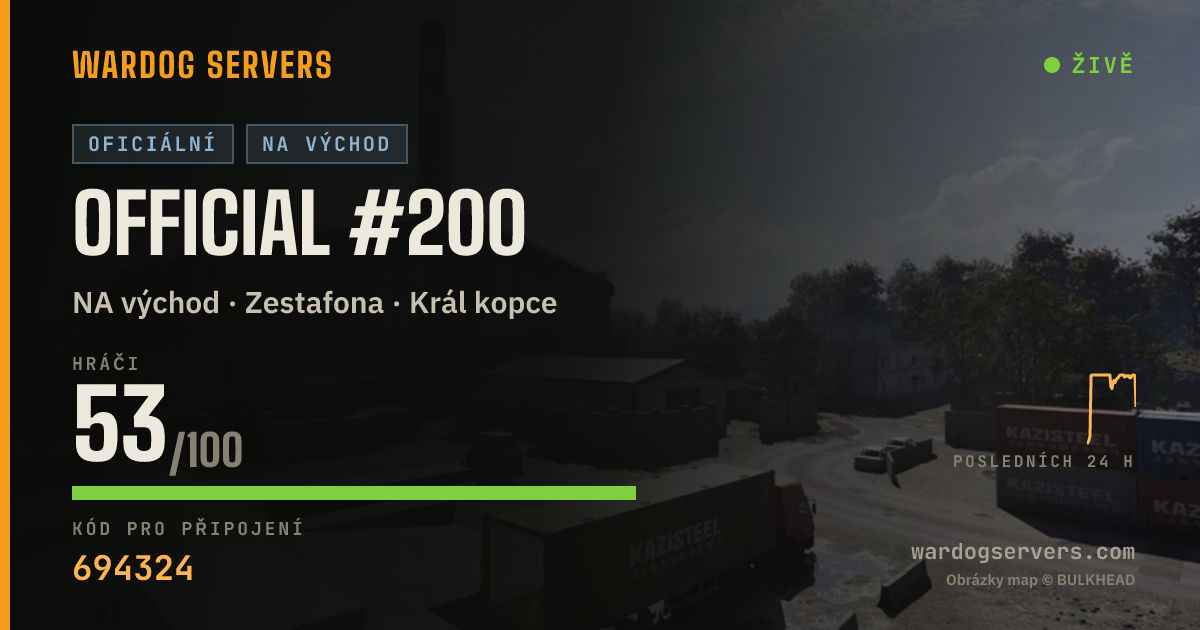Živý stavový banner serveru Official #200
