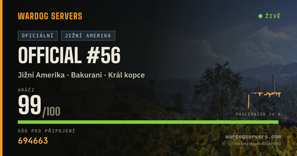 Živý stavový banner serveru Official #56