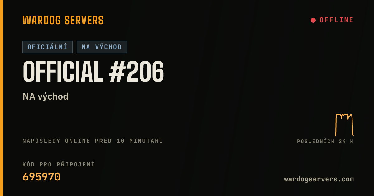 Živý stavový banner serveru Official #206