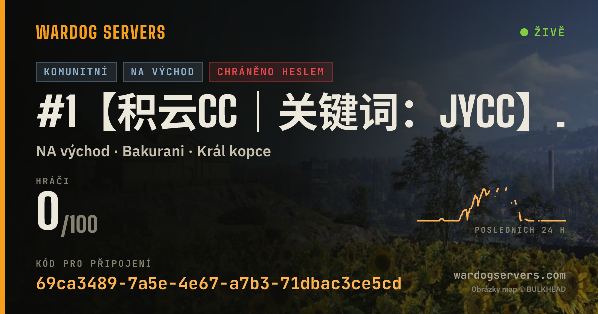 Živý stavový banner serveru #1【积云CC｜关键词：JYCC】QQ群973280631