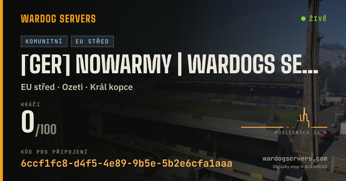 Živý stavový banner serveru [GER] NOWArmy | Wardogs Server | discord.gg/BnDDhzDggG