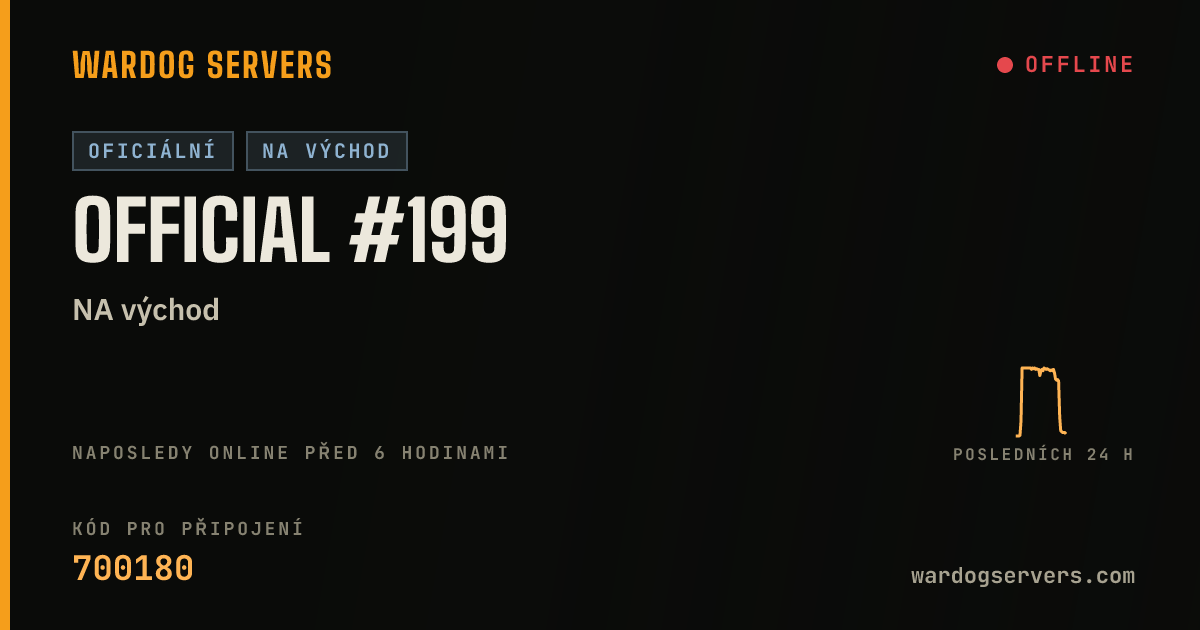 Živý stavový banner serveru Official #199