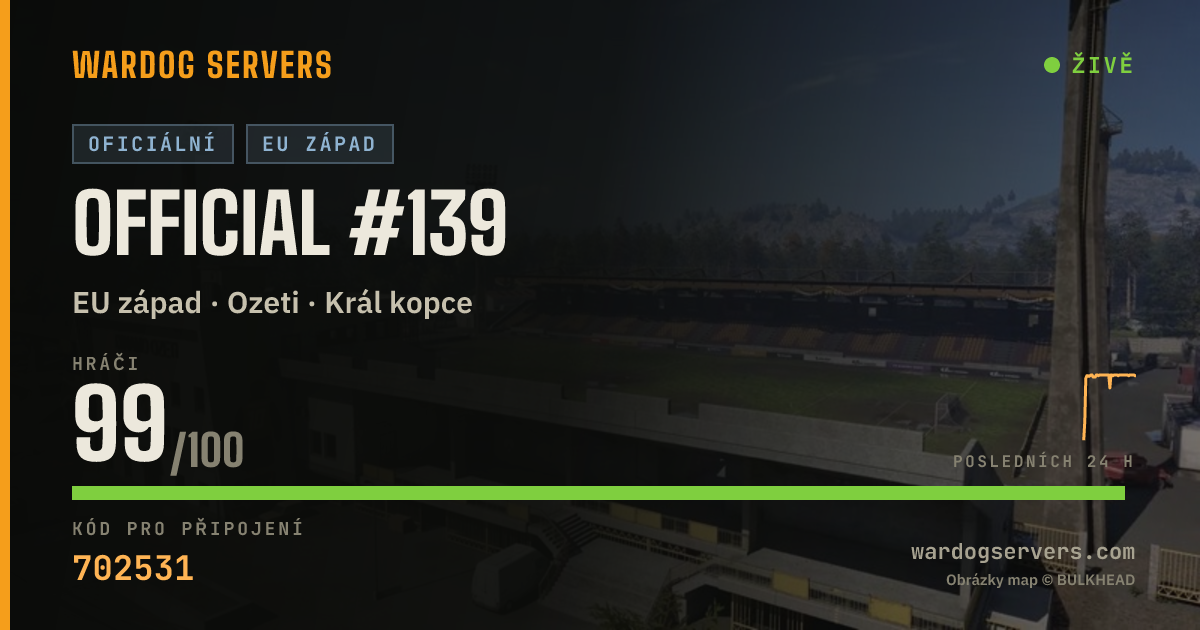 Živý stavový banner serveru Official #139