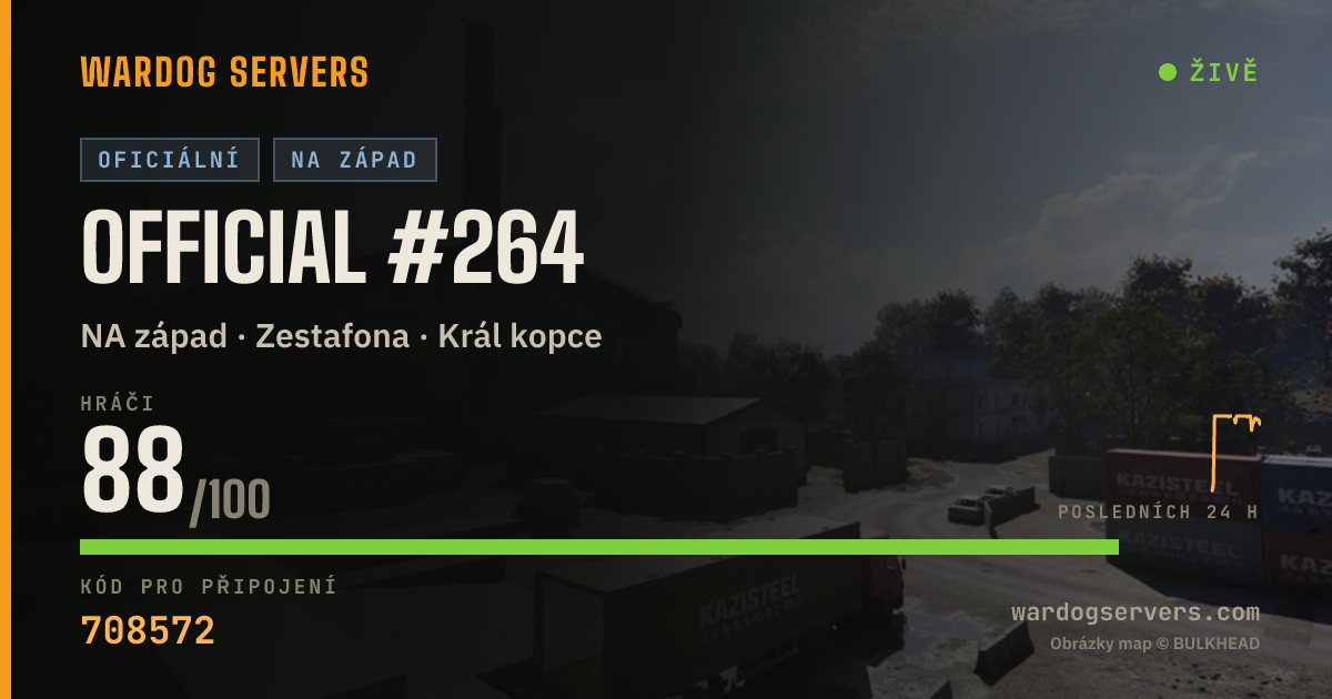 Živý stavový banner serveru Official #264